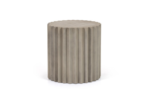 Evadale - Modern Grey Concrete End Table / VGGR-685156-GRY