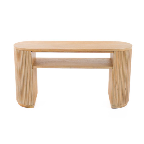 Jacobson - Modern Natural Acacia Console Table / VGWD-LYO-LT2