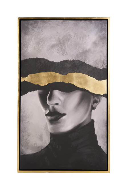 Golden Tide - Modern 35" x 59" Painting / VGVA-CO2304