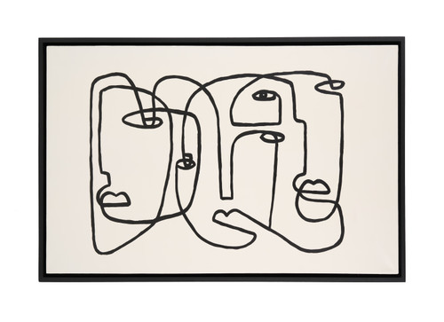 Faces - Modern 59" x 35" Painting / VGVA-CO2307