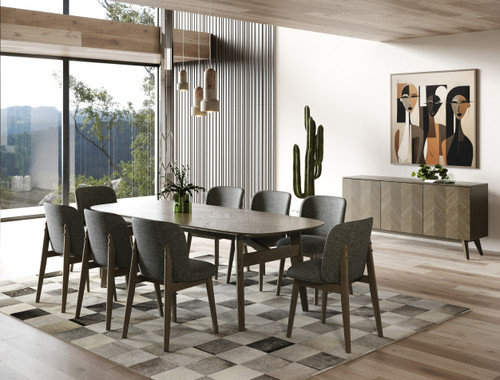 Costello - Mid-Century Modern Wenge Dining Set / VGMA-MIT-3202-SET