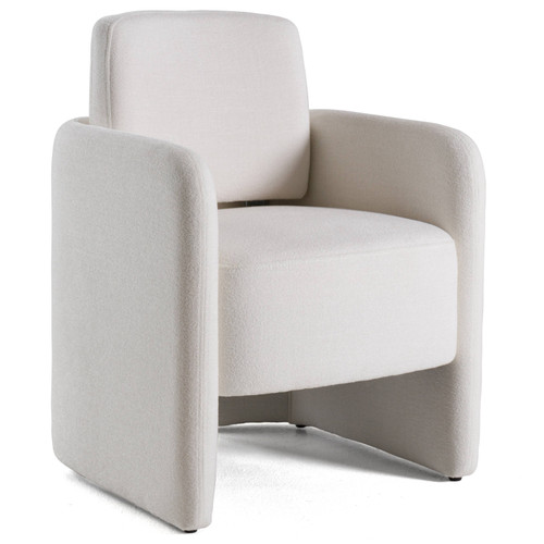Hermosa - Modern White Fabric Dining Chair / VGKK-KF.Y2220-WHT