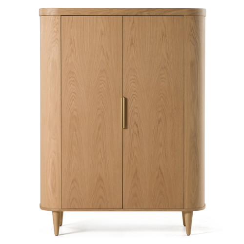 Richmond - Modern Natural Oak Rounded Tall Buffet / VGME-RICHMOND-TB