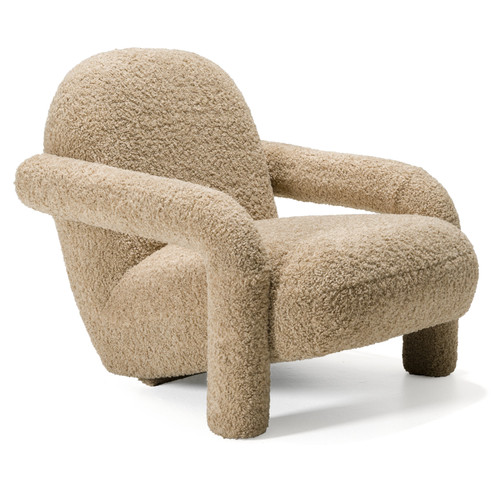 Trevor - Modern Tan Fabric Accent Chair / VGOD-ZW-24070-BRN