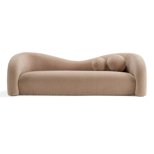 Calico - Contemporary Tan Fabric 3-Seat Sofa / VGOD-ZW-20019-TAN-3