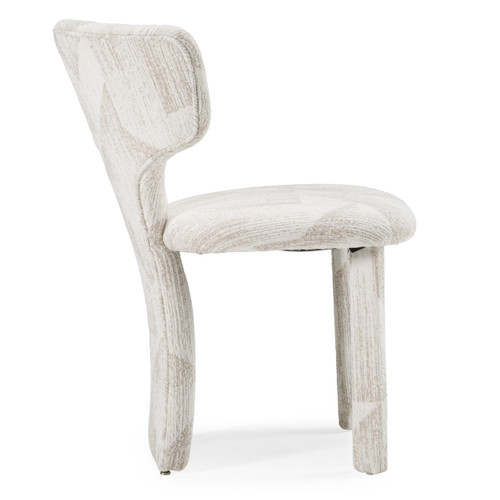 Masuda - Modern Beige Pattern Fabric Dining Chair (Set of 2) / VGOD-ZW-24081-BGE