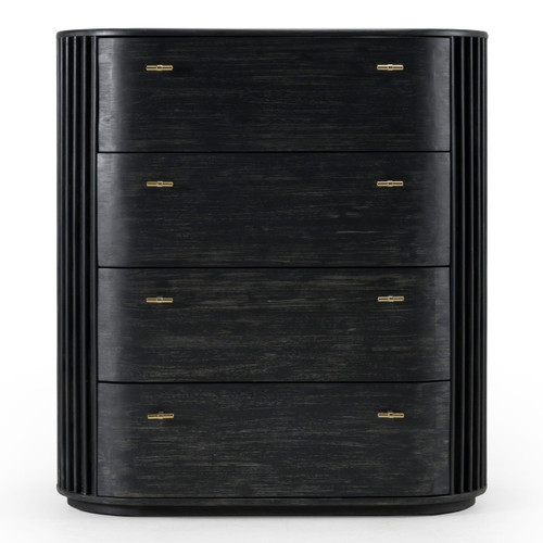 Fields - Modern Black Acacia Chest / VGWD-VGD2-TB04-BLK