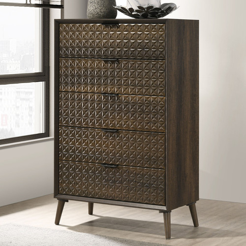 33"W X 16"D X 50"H Chest, Dark Brown / FM7272DB-C