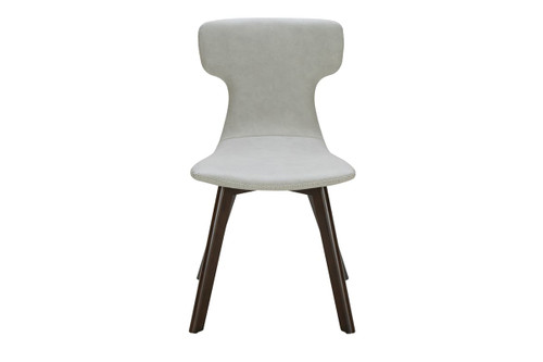 Zach - Modern Grey Eco-Leather Dining Chair (Set of 2) / VGKKY1258B-LTGRY