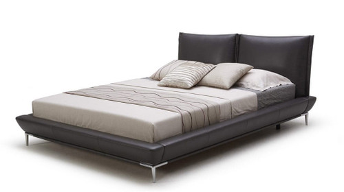 Queen Loft Modern Eco-Leather Platform Bed / VGKKB207-Q