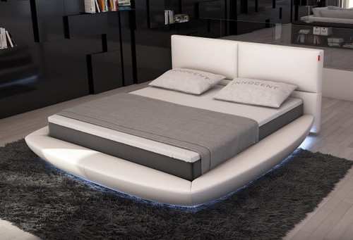 Queen Sferico Modern Eco-Leather Bed w/ LED Lights / VGINSFERICO-Q