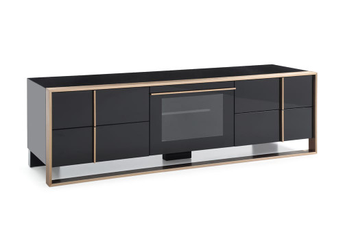 Cartier Modern Black & Rosegold TV Stand / VGVCTV-A002