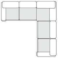 Kinsey - Modern Blue Fabric Modular Sectional Sofa-5-Piece Sectional / VGKK-KF.8035-MOD-NAVY-5-Piece Sectional