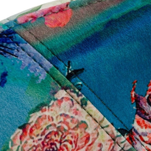 Roxann - Contemporary Floral Velvet Dining Chair / VGEUMC-9292CH-A