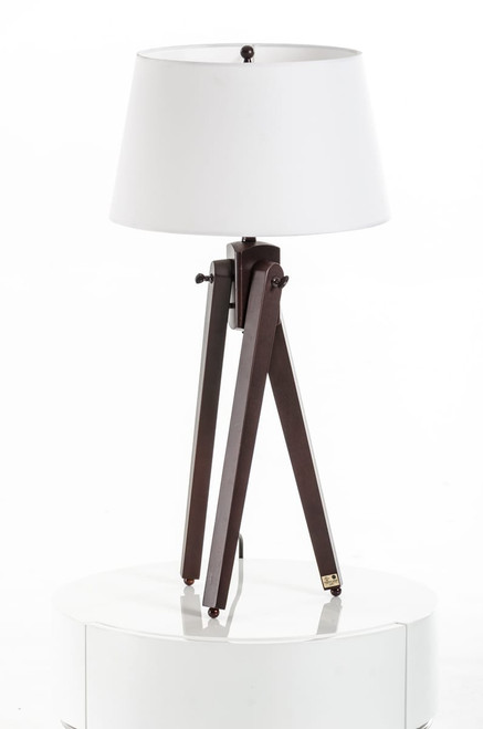 Della White and Wood Table Lamp / VGKRKM009T