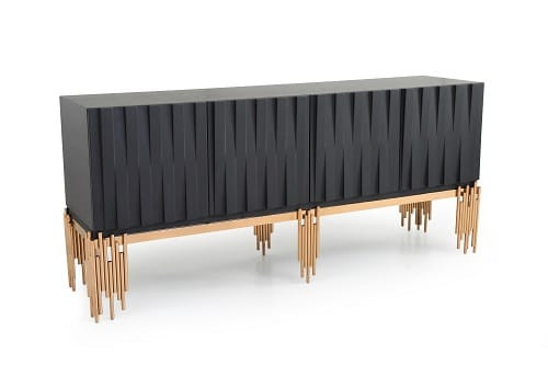 Token Modern Black & Rosegold Buffet / VGVCG816