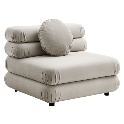 Jubilee Modular Performance Velvet Armless Chair by Modway / EEI-6896