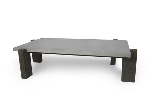 Milton - Dark Grey & Walnut Coffee Table / VGGR639084-WAL-CT