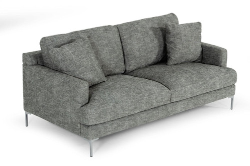 Janina - Modern Dark Grey Fabric Sofa / VGKKKF1032-DRKGRY-3