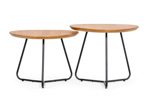 Eudora - Industrial Oak Tall End Table / VGEDTR254402