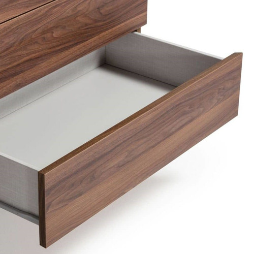 Palermo - Modern Italian Faux Concrete & Walnut Dresser / VGACPALERMO-WAL-DRS