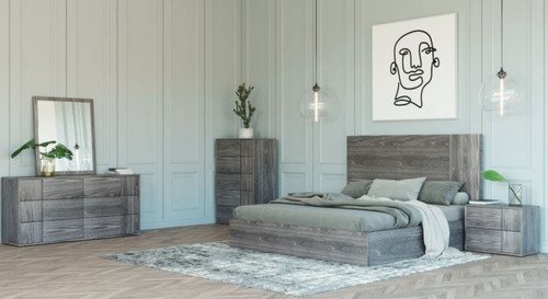 Queen Nova Domus Asus - Italian Modern Elm Grey Bedroom Set / VGACASUS-SET-GRY-Q