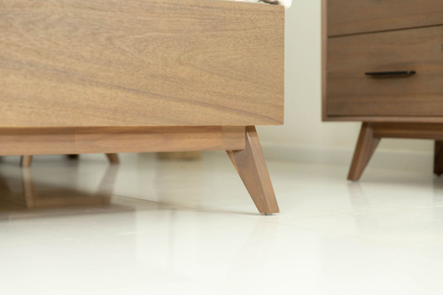 Claire - Queen Contemporary Walnut Bed / VGWDWIN-USQB-BED-Q