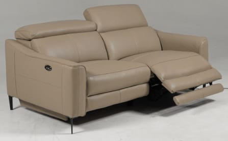Eden - Modern Taupe Leather Sofa With 2 Recliners / VGKV-KM.5012-SOFA-SAND
