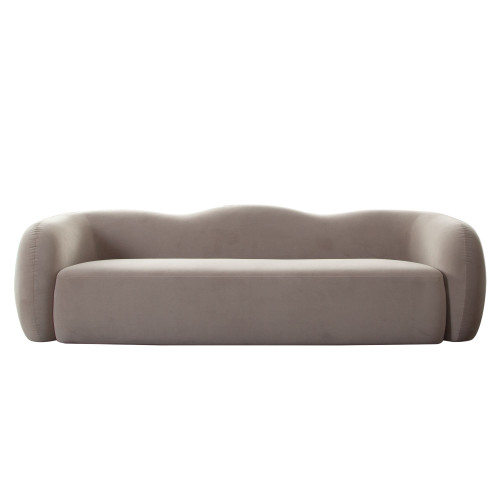 Maya Sofa in Modern Shitake Mink Performance Velvet / MAYASOMK
