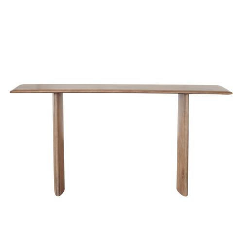 Nara Console Table in Caramel/Walnut Finish / NARACSCR