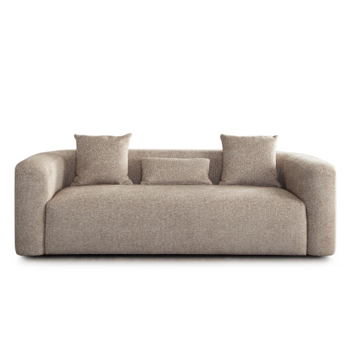 Olli Sofa in Wheat Polyester Fabric / OLLISOWT