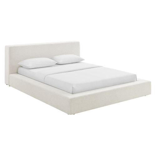 Luma Chenille Upholstered Queen Platform Bed Frame by Modway / MOD-7305