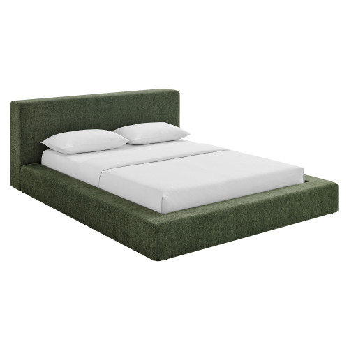 Luma Chenille Upholstered Queen Platform Bed Frame by Modway / MOD-7307