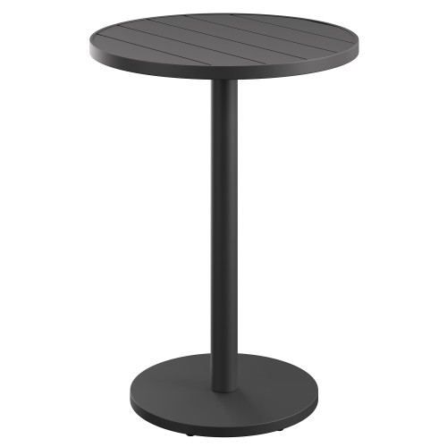 Tahoe 31 Inch Round Outdoor Patio Aluminum Bar Table by Modway / EEI-7594