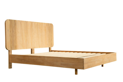 Queen Jacobson - Modern Natural Acacia Bed / VGWD-LYO-BED-Q