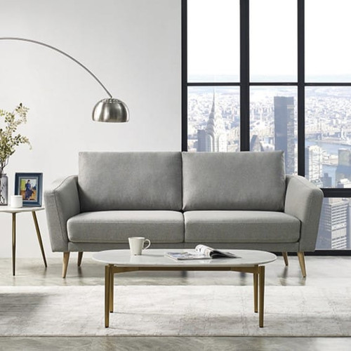 Benham Modern Grey Fabric Sofa / VGMB-1879-GRY-SOFA