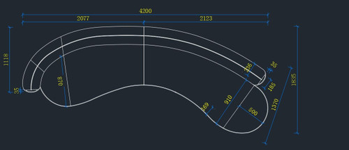 Raywood - Modern Multicolored Boucle Fabric + Ash Sectional Sofa / VGCS-SF-24107-SECT