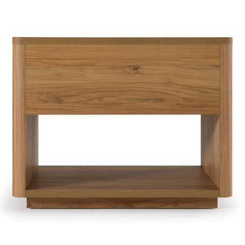 Roma - Modern Oak + Gold Nightstand / VGAN-ROMA-NS-OAK