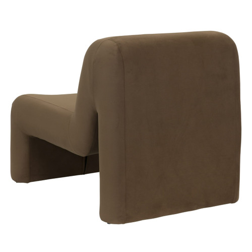 Bondi - Modern Brown Velvet Accent Chair / VGRH-RHT-825028-BRN