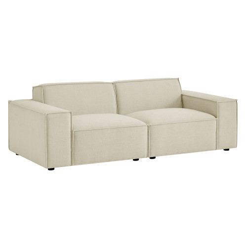 Restore 2-Piece Performance Fabric Upholstered Modular Loveseat by Modway / EEI-7403
