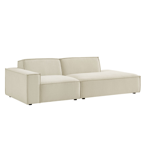Restore 2-Piece Performance Fabric Upholstered Modular Loveseat by Modway / EEI-7425