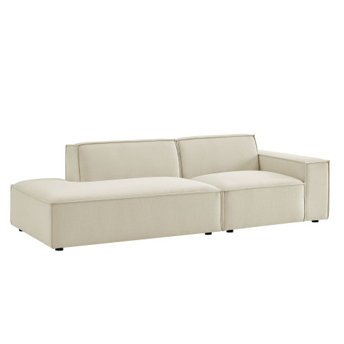 Restore 2-Piece Performance Fabric Upholstered Modular Loveseat by Modway / EEI-7427