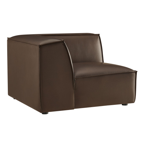 Restore Vegan Leather Modular Corner Chair by Modway / EEI-7394