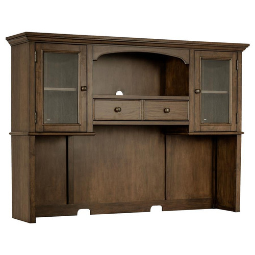 Hartshill 2-door Hutch with Shelves Burnished Oak / CS-881283H