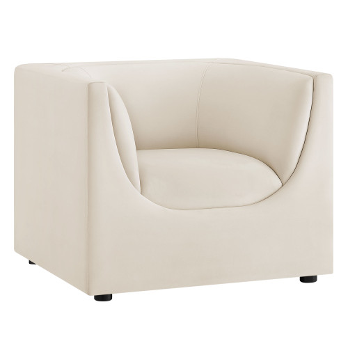 Hilda Curved Back Performance Velvet Armchair by Modway / EEI-7566