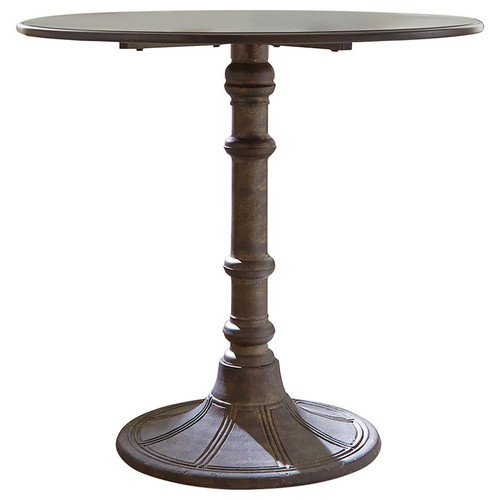 Oswego Round 30-inch Bistro Dining Table Bronze / CS-100063