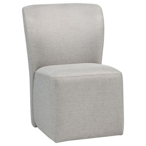 Jaelynn Upholstered Parsons Dining Side Chair Beige (Set of 2) / CS-107052BEI