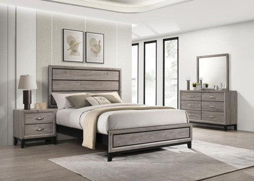 Watson Four-piece California King Bedroom Set Light Taupe / CS-215911KW-S4