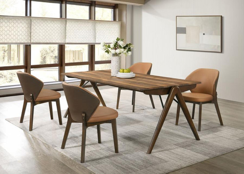 Randolph 5-piece Rectangular Dining Table Sheesham and Brown / CS-192521-S5