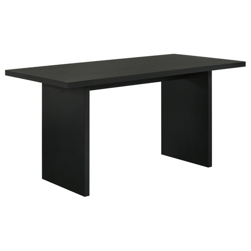 Decker 70-inch Rectangular Wood Counter Height Dining Table Black / CS-193958BLK
